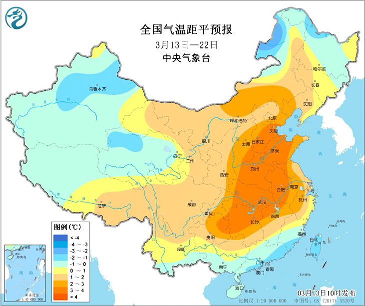 全国未来十天天气预报：15日后冷空气势力增强