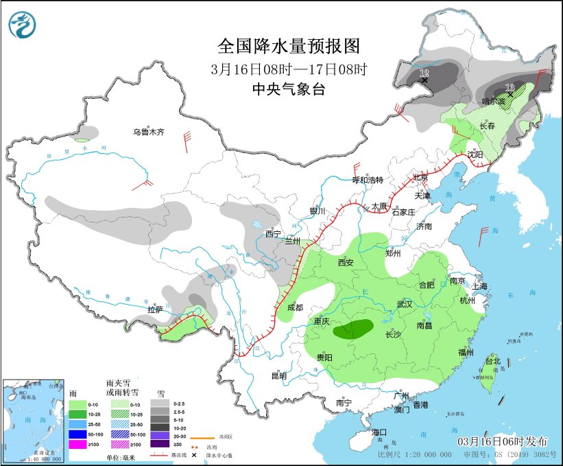 未来三天冷空气将影响我国大部分地区 内蒙吉林等地有小到中雪