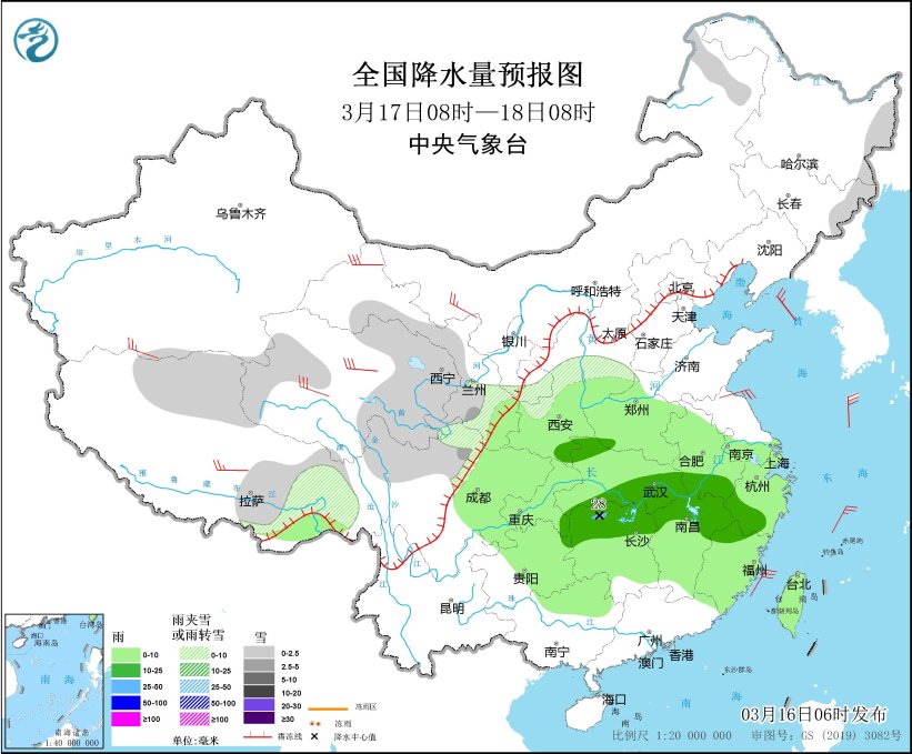 未来三天冷空气将影响我国大部分地区 内蒙吉林等地有小到中雪